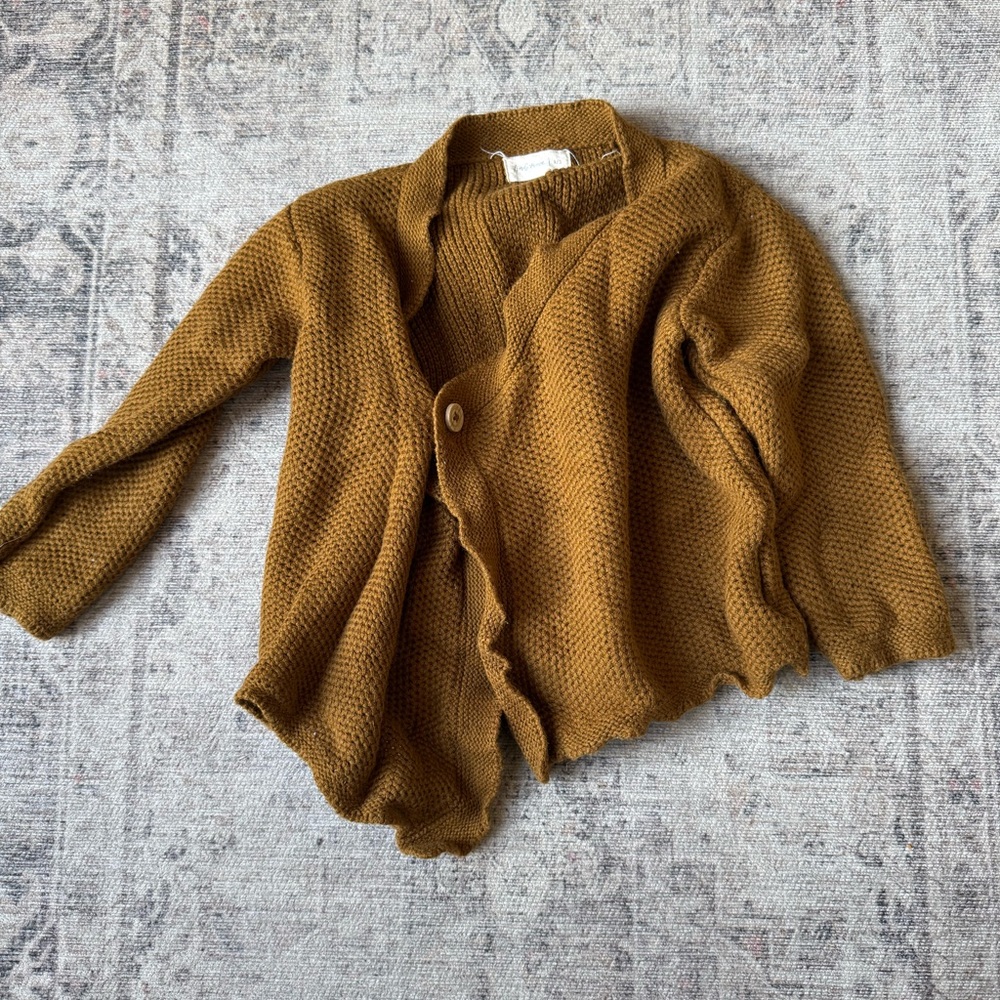 Fin & Vince Kids Knitted Wrap Cardigan Size 2/3